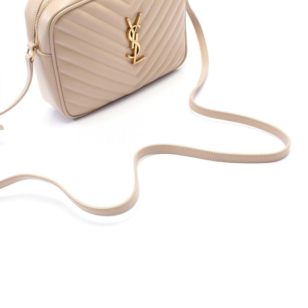 Saint Laurent LOU Monogram Camera Bag Shoulder Leather Beige - Picture 6 of 6